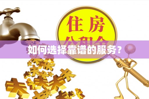 耒阳如何选择靠谱的服务？